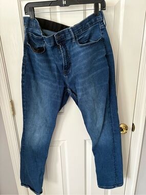 Old Navy Dark Blue Slim Straight Jeans